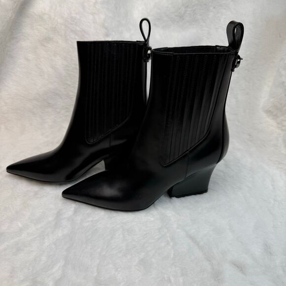 Valentino Garavani VLogo 75MM Lockette Beatle in Brushed Calfskin Boots - Picture 6 of 13